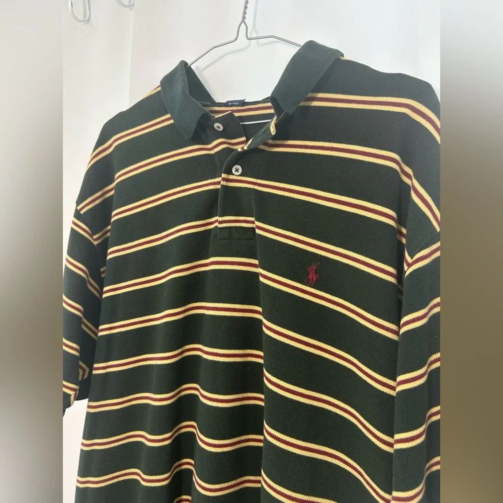VTG RALPH LAUREN classic fit Striped Polo SHIRT